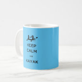 Mug Restez calme et Kayak avec moi (Devant gauche)