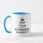 Mug Restez calme et laissez le comptable manipuler le  (Gauche)
