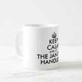 Mug Restez calme et laissez le concierge s'en occuper (Devant gauche)