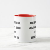 Mug Restez calme et laissez le PMP s'en occuper (Centre)