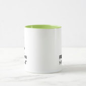 Mug Restez calme et laissez un nouveau-né s'en occuper (Centre)