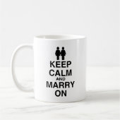Mug Restez Calme et Mariez-vous (Gauche)
