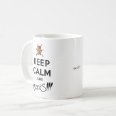Mug Restez calme et mouS ! ! ! (Devant gauche)