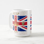 Mug Restez calme et régnez (Devant gauche)