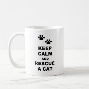 Mug Restez calme et Secourez un chat
