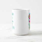 Mug Restez calme et surf sur la brune fille (Centre)