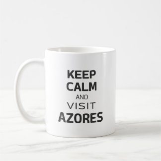 Mug Restez calme et visitez Açores