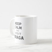 Mug Restez calme et visitez Braga (Devant gauche)