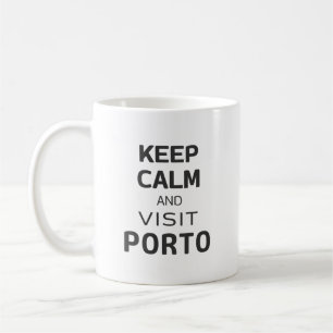 Mug Restez calme et visitez Porto
