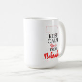 Mug Restez calme Vous êtes du Nebraska (Devant droit)