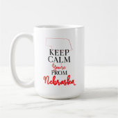 Mug Restez calme Vous êtes du Nebraska (Gauche)