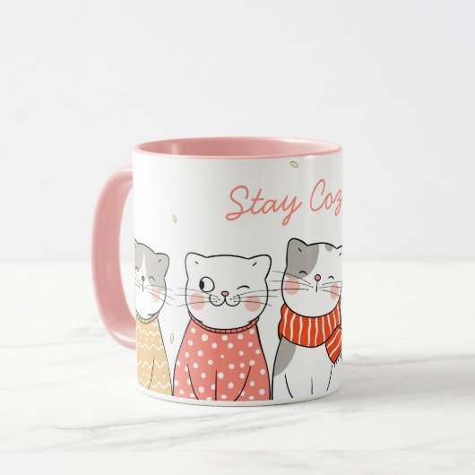Mug Restez Cosy Cat (Devant gauche)