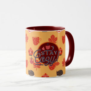 Mug Restez Cosy Cet Automne Avec Ce Chat Folkart Hygge