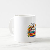Mug Restez Curieux Conception de lecture de rentrée sc (Devant gauche)