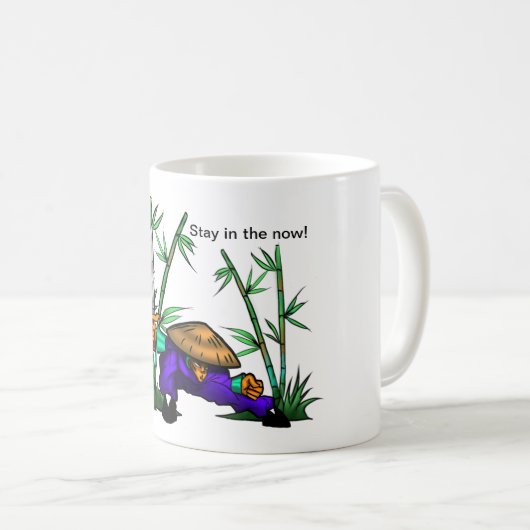 Mug Restez dans le présent ! (Devant droit)