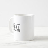 Mug Restez Demain a Besoin De Vous Point-virgule Préve (Devant gauche)