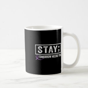 Mug Restez demain a besoin de vous Semicolon Suicide P