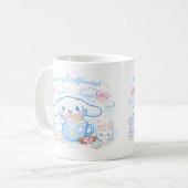 Mug ☁️ Restez Douillets & Caféinés ✨ | Cute Cinnamorol (Devant gauche)