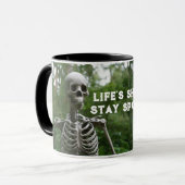 Mug Restez Éffrayant (Devant gauche)