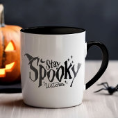 Mug Restez Éffrayant sorcière Halloween drôle