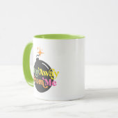 Mug Restez Éloigné De Moi Bombe Drôle Citation Snarky  (Devant gauche)