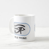MUG RESTEZ EN RÉVEIL (OEIL D'HORUS) (Devant gauche)