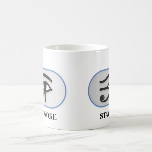 MUG RESTEZ EN RÉVEIL (OEIL D'HORUS) (Centre)
