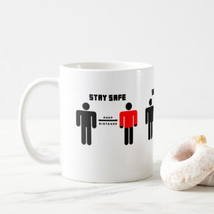 Mug Restez en sécurité Les Chemises rouges