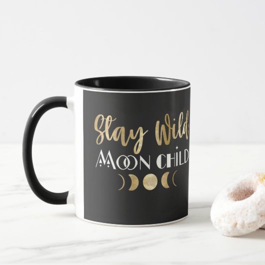 Mug Restez enfant de la lune sauvage (Avec donut)