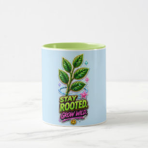 Mug Restez Enracinés, Devenez Sauvage 🌿 Amoureux des 