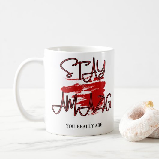 Mug Restez Étonnants (Avec donut)