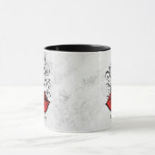 Mug Restez Étrange Lèvres Gothiques Tatouage Oddity (Centre)