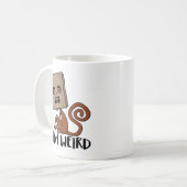 Mug Restez Étrange Singe De Sacoche (Devant gauche)