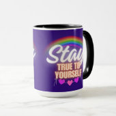 Mug Restez Fidèle À Vous-Même (Devant droit)