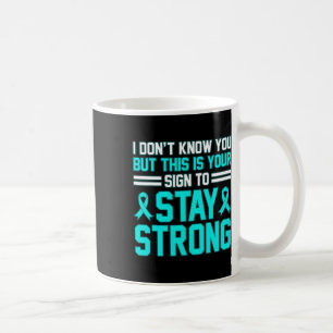 Mug Restez fort Ptsd Sensibilisation au stress Ruban G
