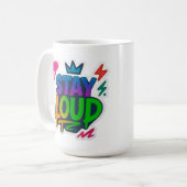 Mug Restez forte Graffiti Neon (Devant gauche)