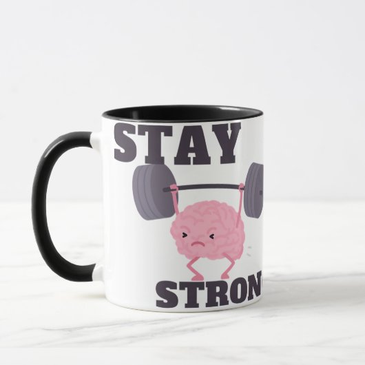 Mug Restez Forte Motivation  (Gauche)