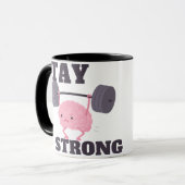 Mug Restez Forte Motivation  (Devant gauche)