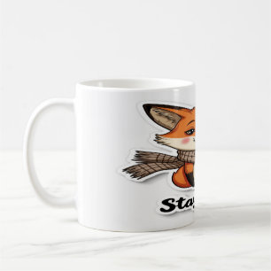 Mug Restez Foxy - Conception de devis joueuse et confi