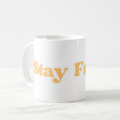 Mug Restez Frothy Amateurs de café Culture (Devant gauche)