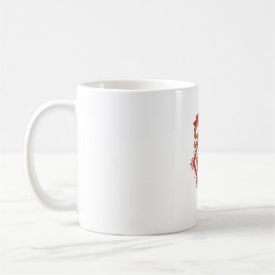 Mug Restez Golden Retriever Chien Diamant Rouge_1