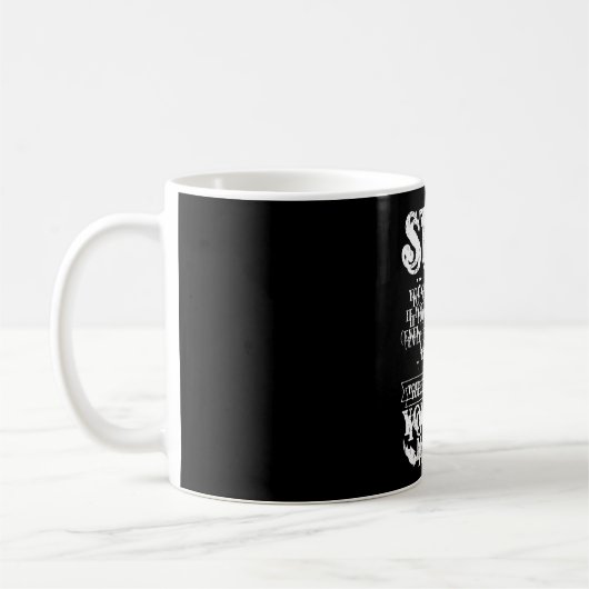 Mug Restez graphique de sensibilisation à la préventio (Gauche)