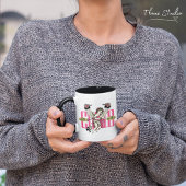 Mug Restez heureux d'être en amour Cupid Valentine Vin