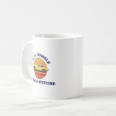 Mug Restez humble, conduisez un feu d'artifice (Devant gauche)
