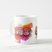 Mug Restez inspiré Graffiti HOPE Graphisme (Devant gauche)