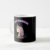 Mug Restez la licorne magique (Devant gauche)