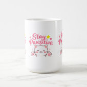 Mug Restez Pawsitif – Conception de citation motivante (Centre)