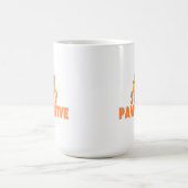 Mug Restez Pawsitif Création de Chat Mignon Clin d'œil (Centre)