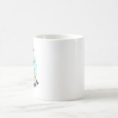 Mug Restez Pawsitive Funny Smiling Chien Pun (Centre)
