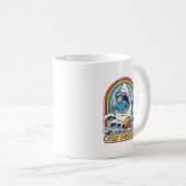 Mug Restez positif requin rétro été (Devant droit)